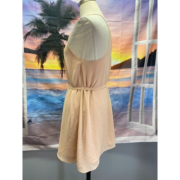 Naked Zebra Rose String Belted Racerback Dress S - Picture 4 of 5